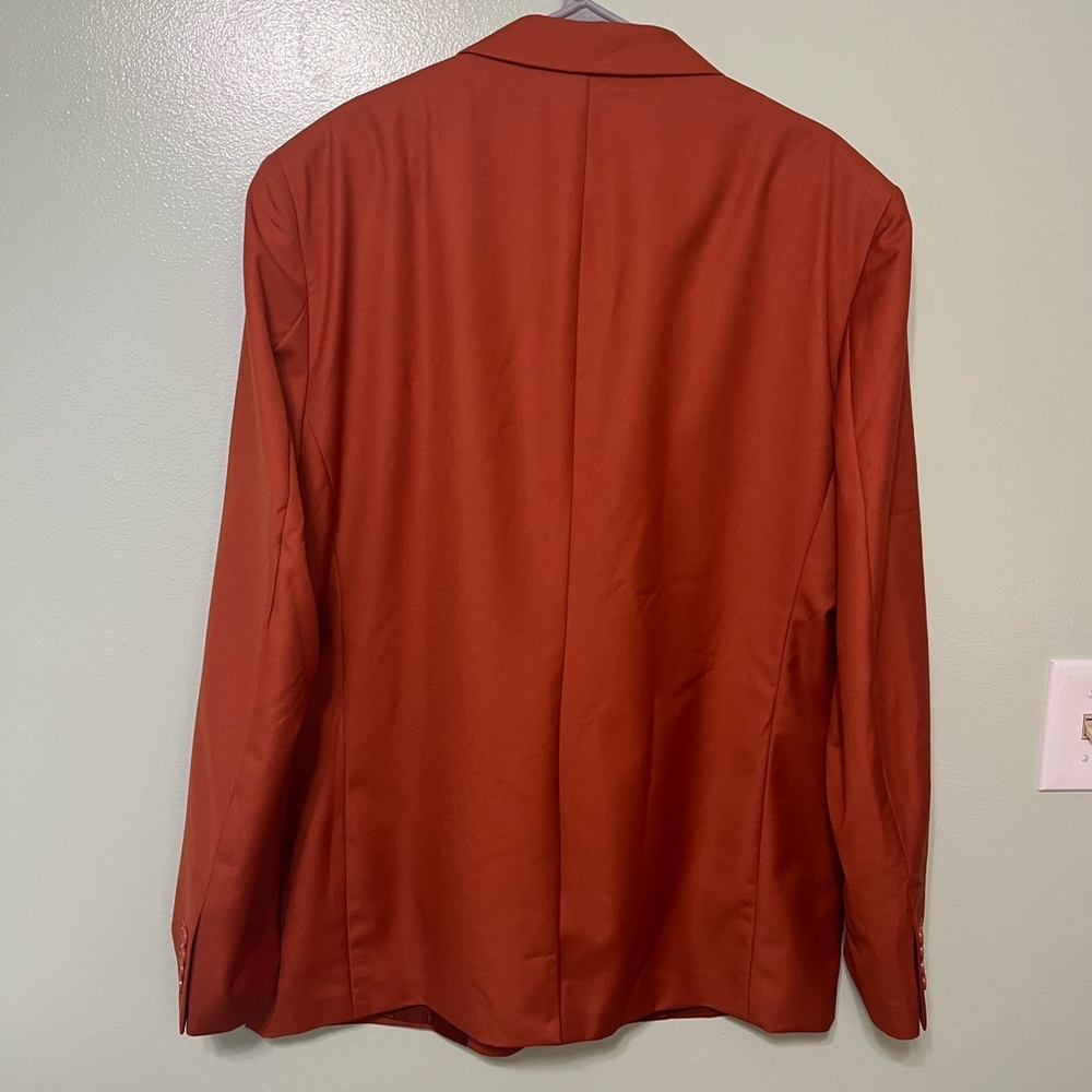 Vangyue Men's Rust color Blazer size XL - Picture 3 of 11